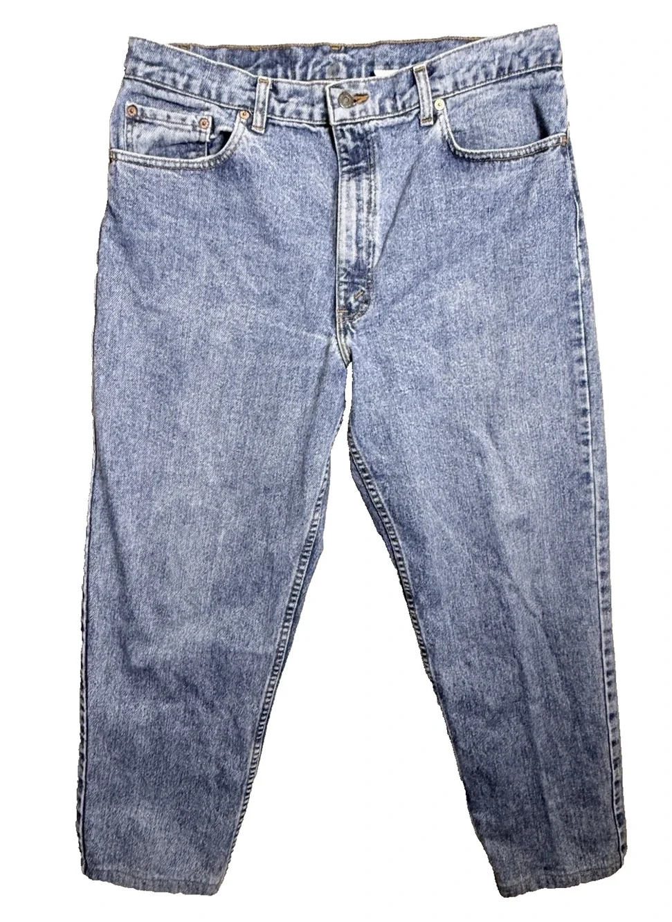 Levi's 550 Stonewashed Jeans 1990's 100% Cotton Men's 38 x 29 Hemmed USA